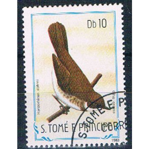 St Thomas & Prince 735 Used Bird lr 1983 (S1213)+