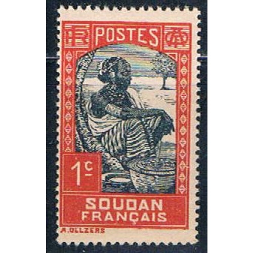 Sudan French 61 MLH Sudanese Woman 1931 (S0843)+