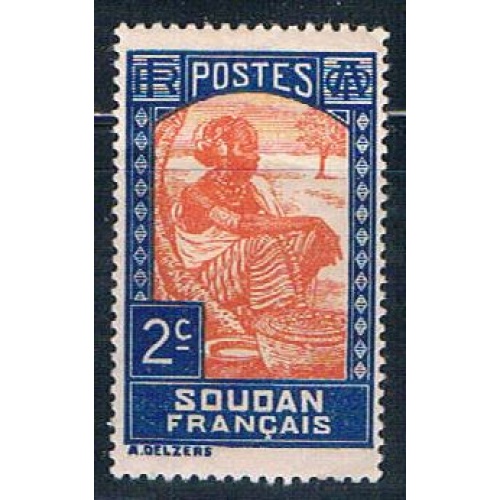 Sudan French 62 MLH Sudanese Woman 1931 (S0844)+