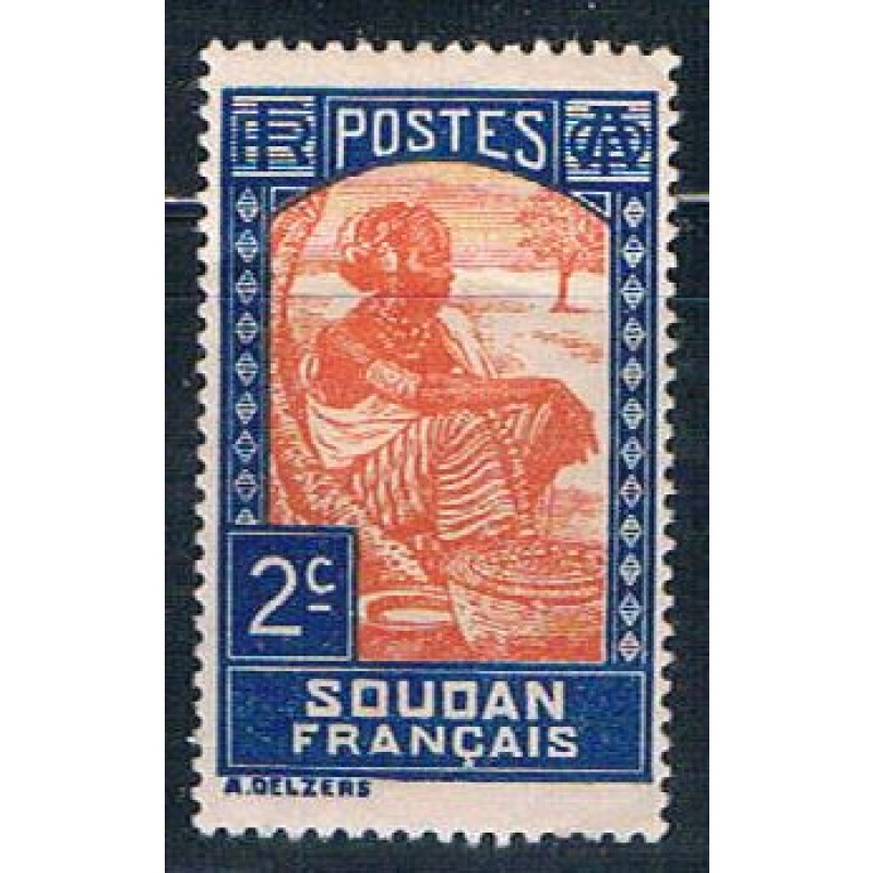 Sudan French 62 MLH Sudanese Woman 1931 (S0844)+