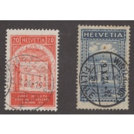 Switzerland 204-205 U 1924 UPU