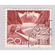 Switzerland 332 Used Dam 1949 (BP2612)