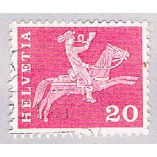 Switzerland 385 Used On Horseback 1960 (BP29418)