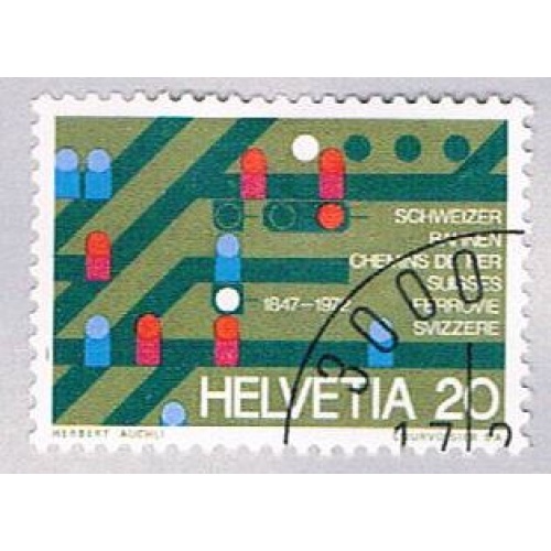 Switzerland 541 Used Electronic switch panel 1972 (BP28616)