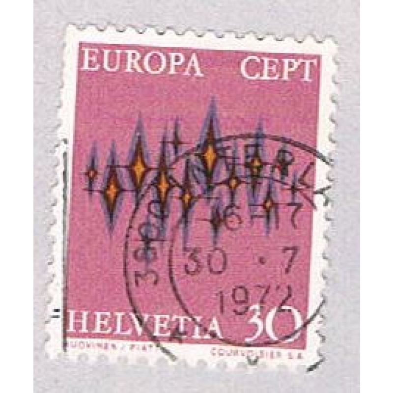 Switzerland 544 Used Europa 1972 (BP2881)