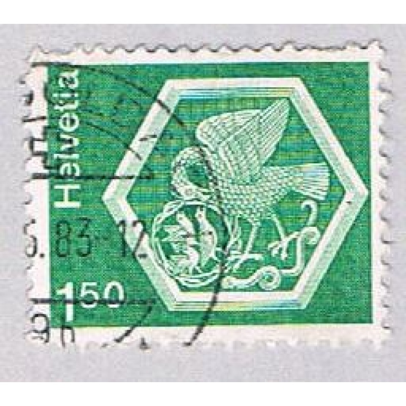 Switzerland 573 Used Bird Medallion 1973 CV 1.25 (BP28817)