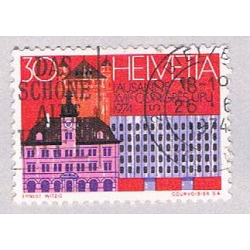 Switzerland 589 Used Old Houses 1974 (BP2952)