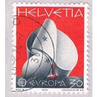 Switzerland 594 Used Europa 1974 (BP2886)