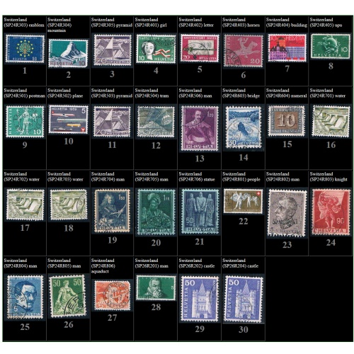 Switzerland mint and used (P2)