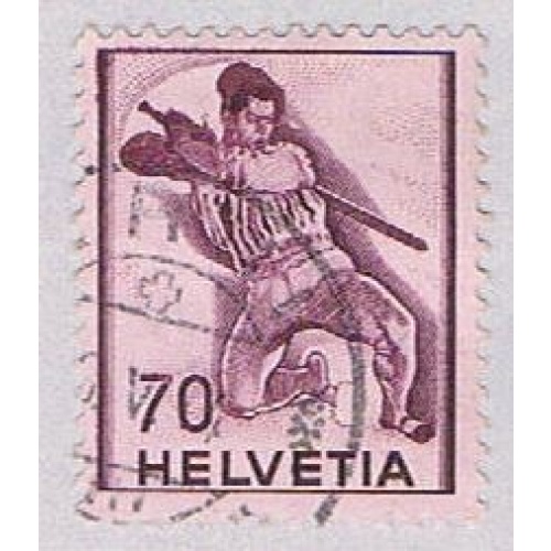 Switzerland 272 Used Fighting Soldier 1941 CV 1.00 (BP31621)