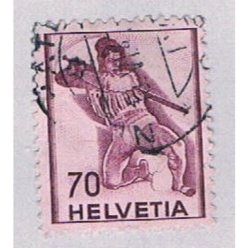 Switzerland 272 Used Fighting Soldier 1941 CV 1.00 (BP31622)