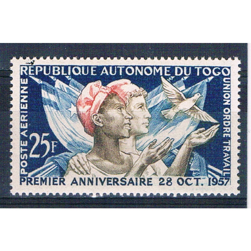 Togo C21 Unused Independence Allegory 1957 (T0094)