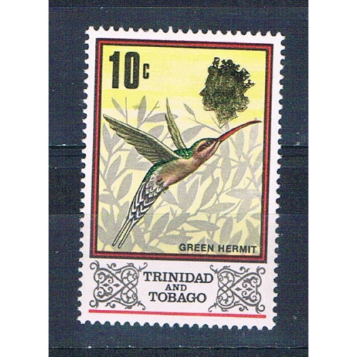 Trinidad and Tobago 149 Unused set Green Hummingbird 1969 CV 1.75 (T0085)+