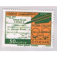 Turkey 1998 MLH Postal Check 1974 (BP2726)