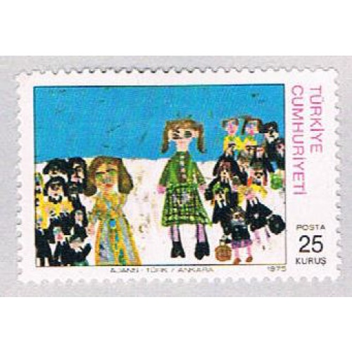Turkey 2000 MLH Childrens painting 1974 (BP2728)