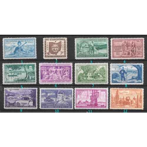 1953 USA Commemoratives mint