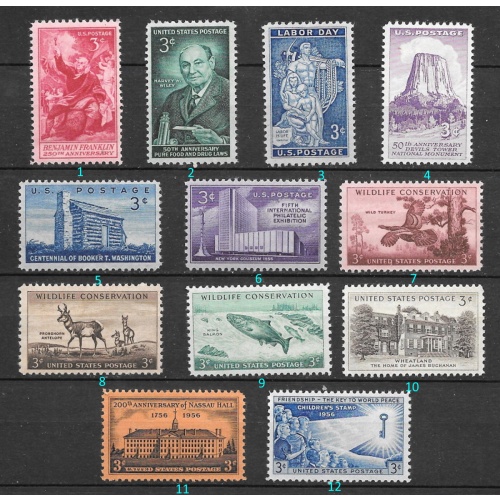 1956 USA Commemoratives mint