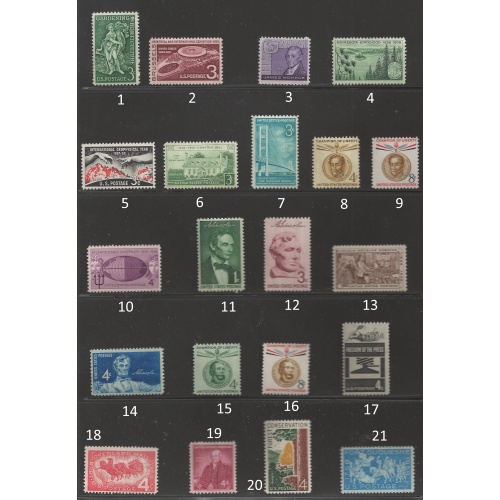 1958 USA Commemoratives mint