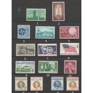 1959 USA Commemoratives mint