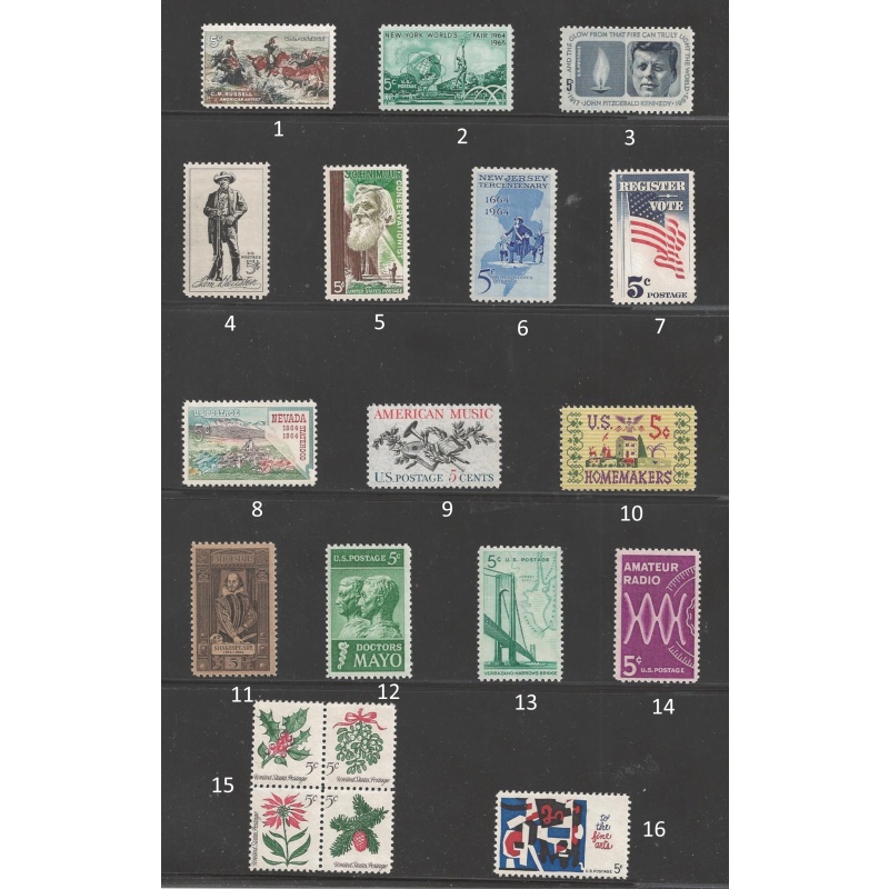 1964 USA Commemoratives mint