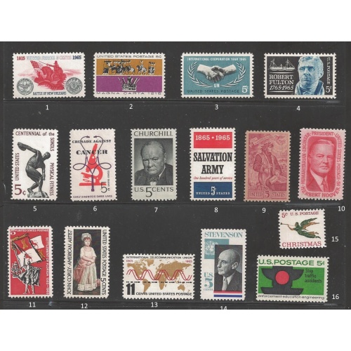 1965 USA Commemoratives mint