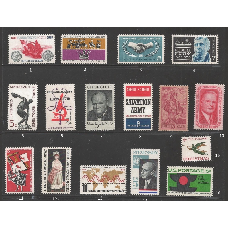 1965 USA Commemoratives mint