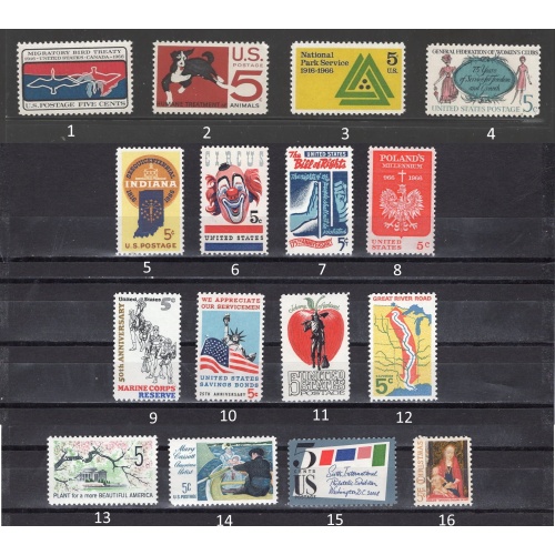 1966 USA Commemoratives mint