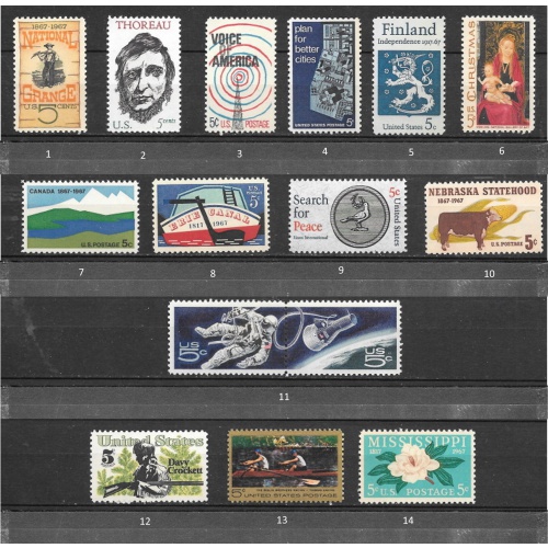 1967 USA Commemoratives mint