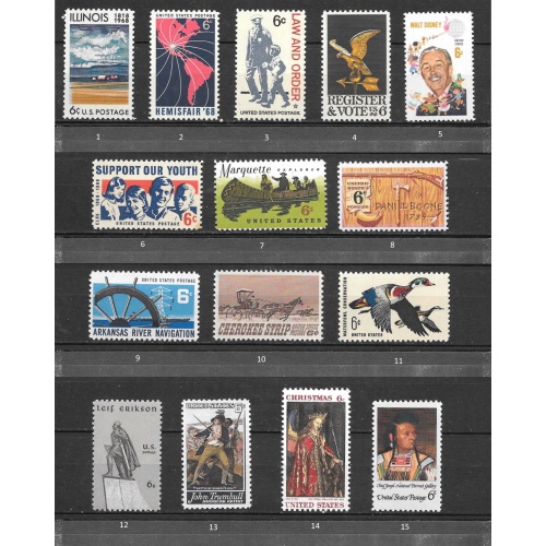 1968 USA Commemoratives mint