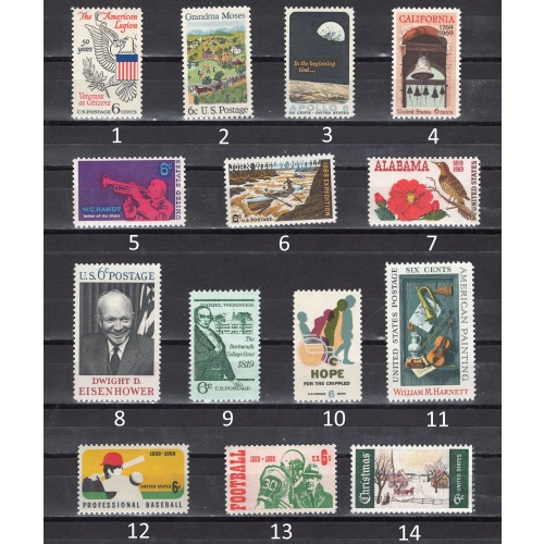 1969 USA Commemoratives mint