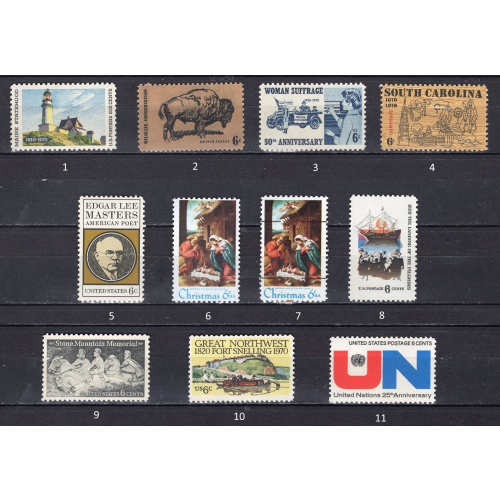 1970 USA Commemoratives mint