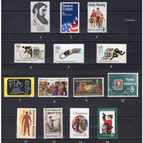 1972 USA Commemoratives mint