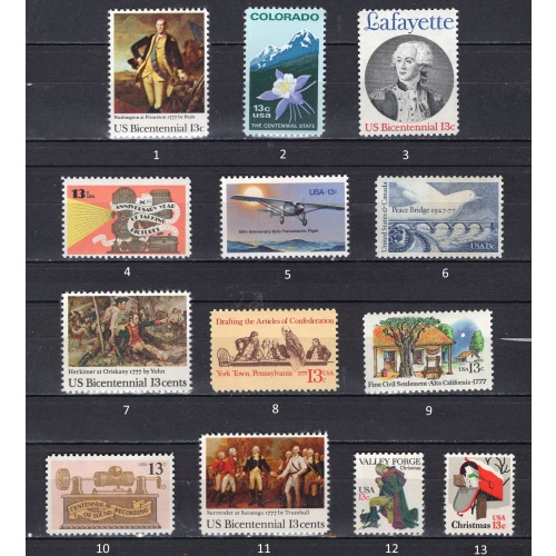 1977 USA Commemoratives mint