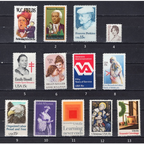 1980 USA Commemoratives mint