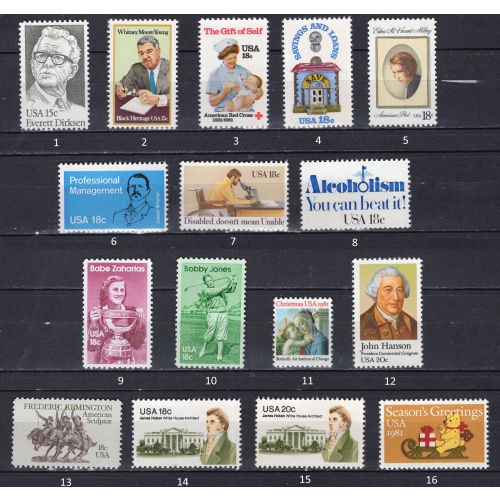 1981 USA Commemoratives mint