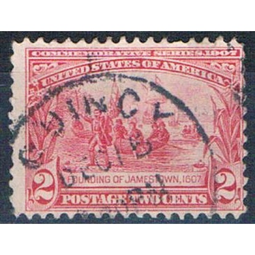 U.S. 329 Used Jamestown 1907 CV 4.50 (MV0111)