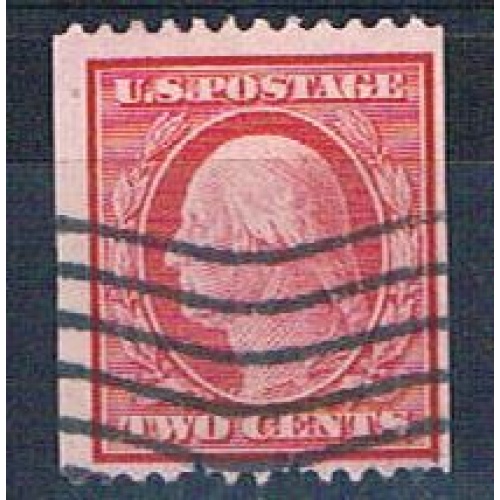 U.S. 349 Used Washington coil 1908 CV 125.00 (HV0047)
