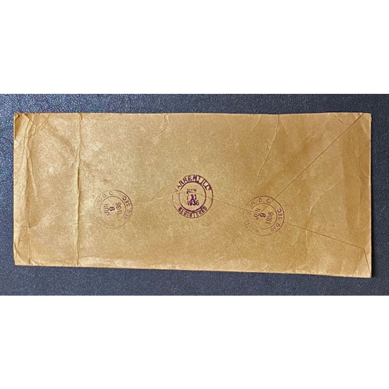 US Sc 777 & 778, Post Office Dept Letter