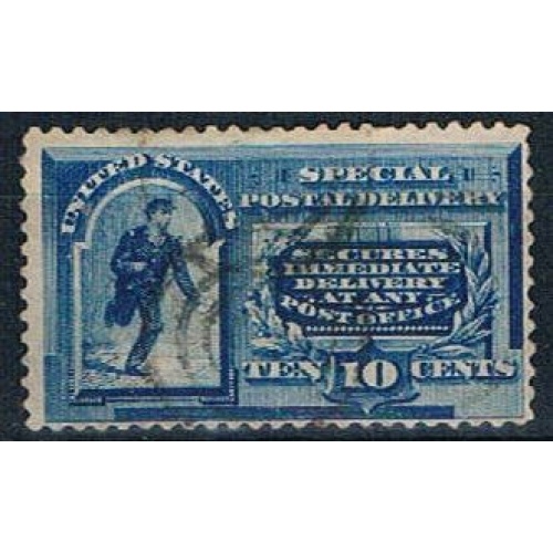 US E2 Used Special Delivery 10c 1888 CV 45.00 1 (U0387)