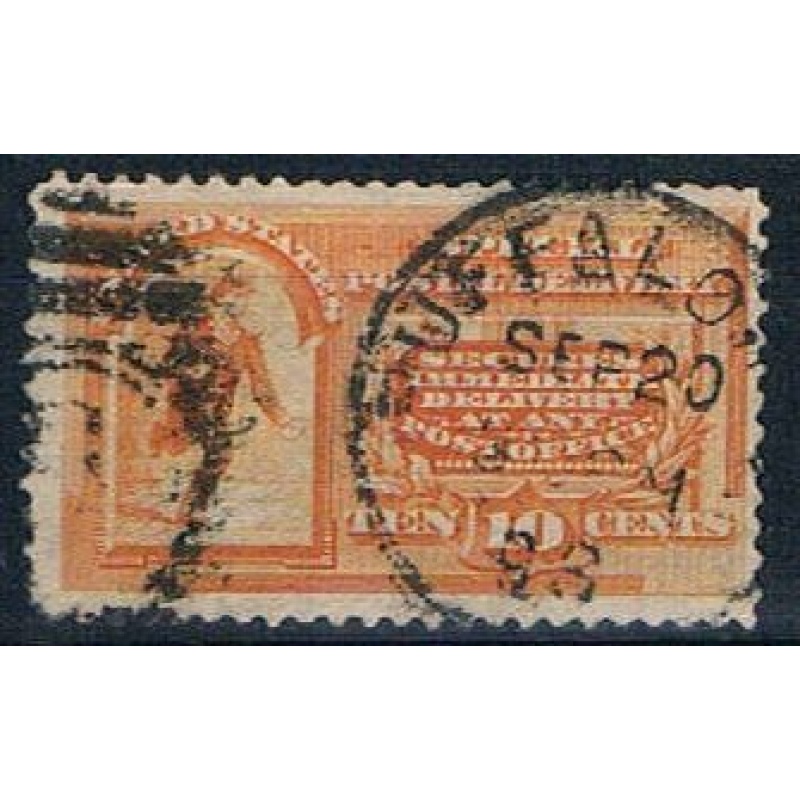 US E3 Used Special Delivery 10c 1893 CV 50.00 4 (U0377)