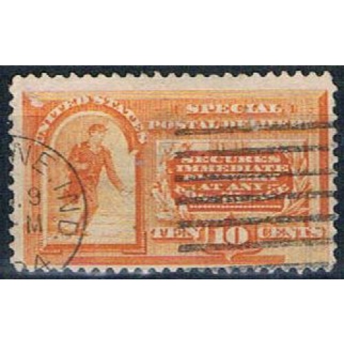 US E3 Used Special Delivery 10c 1893 CV 50.00  2 (U0379)