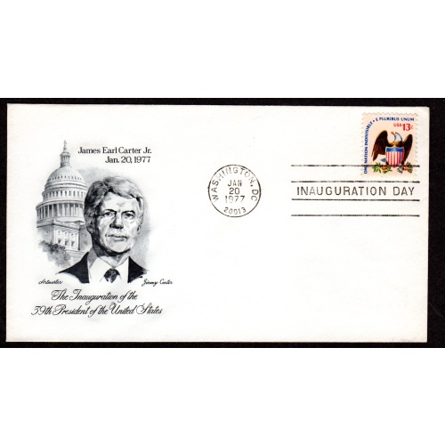 INAUGURATION DAY Cover. Scott # 1596. Artmaster  -01