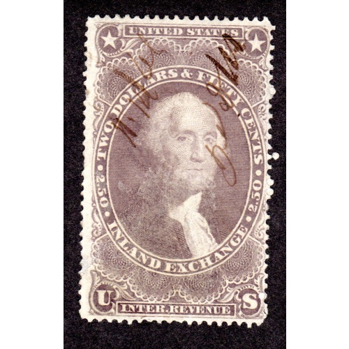 US Revenue. Scott # R84c, used, $ 2.50 Inland Exchange Lot 220319