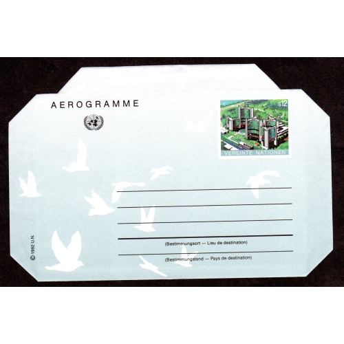 United Nations Vienna. Aerogramme, Scott # UC5. unused  Lot 220314