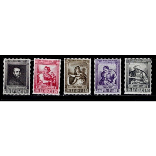 Vatican 387-391 MNH