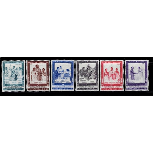 Vatican 404-409 MNH