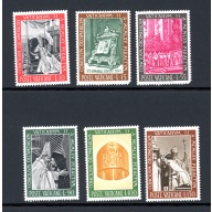 Vatican 439-444 MNH 1966