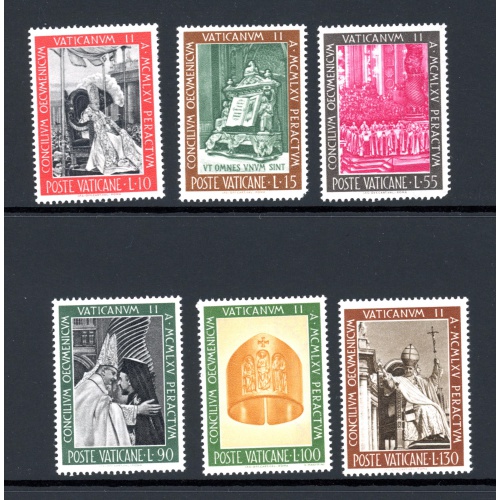 Vatican 439-444 MNH 1966