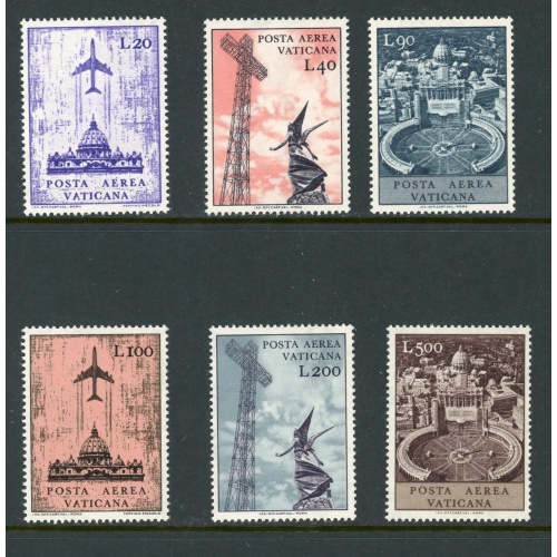 Vatican City C47-C52 MNH 1967