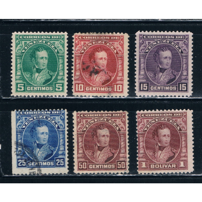 Venezuela 231-36 MU Short Set - 25c Gen. Jose de Sucre (V0500)